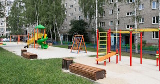 Благоустройство детской площадки во дворе от 1981 руб. в Черемхове